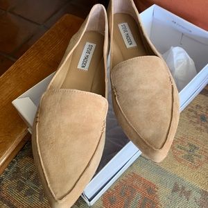 Steve Madden Camel Suede Flats